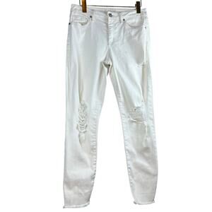 ReWash Super High Rise Distressed Raw Hem Jeans Size 5/27 Cropped